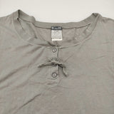 KRISTENSEN DU NORD X-285 フレンチスリーブ サイズ1 ヘンリーネック 半袖Ｔシャツ カットソー グレー レディース クリステンセン ドゥ ノルド【中古】6-0531S♪