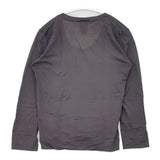 KRISTENSEN DU NORD エクストラコットン イタリア製 製品染め 長袖Ｔシャツ カットソー ロンＴ グレー レディース クリステンセン ドゥ ノルド【中古】6-0819M∞