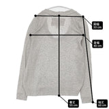KRISTENSEN DU NORD スーパーコットン イタリア製 サイズ1 長袖Ｔシャツ カットソー ロンＴ グレー レディース クリステンセン ドゥ ノルド【中古】6-0906M∞