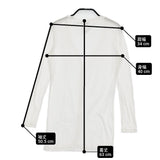 KRISTENSEN DU NORD C-167 サイズ1 イタリア製 コットン Vネック カーディガン ホワイト レディース クリステンセン ドゥ ノルド【中古】6-0717M♪