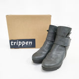 trippen Ace エース black サイズ36 ベルクロ シューズ・靴 クロ レディース トリッペン【中古】6-0511G◎