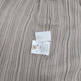 RITSUKO SHIRAHAMA シルクコットン リブニット 羽織り カーディガン ベージュ レディース リツコシラハマ【中古】6-1017M∞