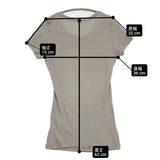 transit par such イタリア製 D-Q-261 サイズ2 半袖Ｔシャツ カットソー グレー レディース トランジットパーサッチ【中古】6-0531S♪