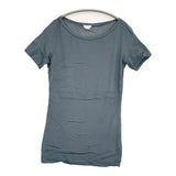 transit par such J-G-162 イタリア製 サイズ1 レーヨン 半袖Ｔシャツ カットソー ブルーグレー レディース トランジットパーサッチ【中古】6-0531S♪