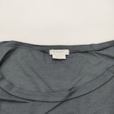 transit par such J-G-162 イタリア製 サイズ1 レーヨン 半袖Ｔシャツ カットソー ブルーグレー レディース トランジットパーサッチ【中古】6-0531S♪