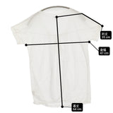 transit par such H-I-183 イタリア製 サイズ1 ヘンリーネック レーヨン 半袖Ｔシャツ カットソー ホワイト レディース トランジットパーサッチ【中古】6-0531S♪