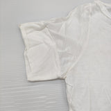transit par such J-G-162 イタリア製 サイズ1 レーヨン 半袖Ｔシャツ カットソー ホワイト レディース トランジットパーサッチ【中古】6-0531S♪