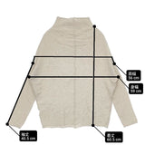 transit par such イタリア製 G-P-252 ハイネック ウール セーター ニット ベージュ レディース トランジットパーサッチ【中古】6-1010T∞