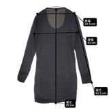 transit par such イタリア製 レーヨンストレッチ サイズ1 長袖Ｔシャツ カットソー ロンＴ ブラック レディース トランジットパーサッチ【中古】6-0906M∞
