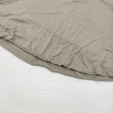 transit par such Y-O-240 サイズ1 イタリア製 レーヨン Vネック 半袖Ｔシャツ カットソー グレー レディース トランジットパーサッチ【中古】6-0531S♪