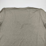 transit par such Y-O-240 サイズ1 イタリア製 レーヨン Vネック 半袖Ｔシャツ カットソー グレー レディース トランジットパーサッチ【中古】6-0531S♪