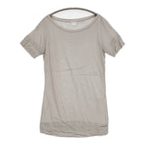 transit par such J-G-162 イタリア製 サイズ1 レーヨン 半袖Ｔシャツ カットソー グレー レディース トランジットパーサッチ【中古】6-0531S♪