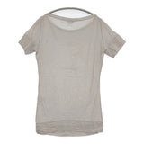 transit par such J-G-162 イタリア製 サイズ1 レーヨン 半袖Ｔシャツ カットソー グレー レディース トランジットパーサッチ【中古】6-0531S♪