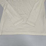MAXOU レーヨンアクリルストレッチ ハイネック 長袖Ｔシャツ カットソー ロンＴ ベージュ レディース マクゾゥ【中古】6-1010M∞