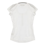 BEATING HEART 未使用品 ヘンリーネック Uネック フレンチスリーブ 半袖Ｔシャツ カットソー ホワイト レディース ビーティングハート【中古】6-0531S♪