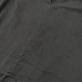 mizuiro-ind プルオーバー フレンチスリーブ スキッパー ワイドシルエット 日本製 ブラウス シャツ ブラック レディース ミズイロインド【中古】6-0531S♪