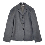 JIL SANDER ウール イタリア製 36 テーラードジャケット 2018AW グレー レディース ジルサンダー【中古】6-1010T∞