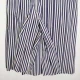 Sacai THOMAS MASON 24-07401 サイズ2 ストライプ ドッキング ワンピース 24SS ネイビー ホワイト レディース サカイ【中古】6-0509S♪