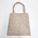 mina perhonen crystal 刺繍 ミニバッグ トートバッグ m582 トートバッグ ベージュ 多色 レディース ミナペルホネン【中古】6-0708G◎