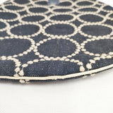 mina perhonen 希少 tambourine タンバリン 刺繍 エッグバッグ デニム コットンリネン e787 トートバッグ コン レディース ミナペルホネン【中古】6-0518G◎