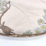 mina perhonen bloom 刺繍 エッグバッグ e891 トートバッグ ベージュ 多色 レディース ミナペルホネン【中古】6-0708G◎