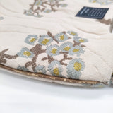 mina perhonen bloom 刺繍 エッグバッグ e891 トートバッグ ベージュ 多色 レディース ミナペルホネン【中古】6-0708G◎