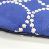 mina perhonen tambourine タンバリン 刺繍 エッグバッグ e718 トートバッグ アオ シロ レディース ミナペルホネン【中古】6-0708G◎