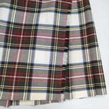 O'NEIL OF DUBLIN 未使用品 MIDI KILT キルト 巻き ラップ ウール GB12 ロングスカート オフホワイト ワインレッド レディース オニールオブダブリン【中古】6-1010T∞