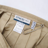 O'NEIL OF DUBLIN 未使用品 MODIFIED KILT キルトスカート 巻き スカート ベージュ レディース オニールオブダブリン【中古】6-0618G◎