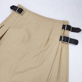 O'NEIL OF DUBLIN 未使用品 MODIFIED KILT キルトスカート 巻き スカート ベージュ レディース オニールオブダブリン【中古】6-0618G◎