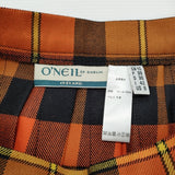 O'NEIL OF DUBLIN MALLEEK WAY ロング キルトスカート 定価29700円 GB10 ロングスカート オレンジ ブラック レディース オニールオブダブリン【中古】6-1009T♪