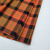 O'NEIL OF DUBLIN MALLEEK WAY ロング キルトスカート 定価29700円 GB10 ロングスカート オレンジ ブラック レディース オニールオブダブリン【中古】6-1009T♪