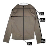 mina perhonen choucho La8776B サイズ38 コットン 長袖Ｔシャツ カットソー ロンＴ グレー系 レディース ミナペルホネン【中古】6-0819M∞