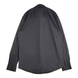 ZARA ナイロンストレッチ SLIM FIT サイズXL 長袖シャツ ブラック メンズ ザラ【中古】6-0815M∞