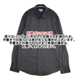 ZARA ナイロンストレッチ SLIM FIT サイズXL 長袖シャツ ブラック メンズ ザラ【中古】6-0815M∞