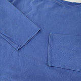 SAINT JAMES バスクシャツ フランス製 T8 長袖Ｔシャツ カットソー ロンＴ ブルー メンズ セントジェームス【中古】6-0711M∞