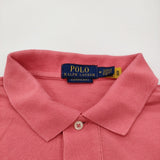 POLO RALPH LAUREN 鹿の子 カスタムスリムフィット サイズM ポロシャツ ピンク メンズ ポロ・ラルフローレン【中古】6-0630S♪