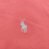 POLO RALPH LAUREN 鹿の子 カスタムスリムフィット サイズM ポロシャツ ピンク メンズ ポロ・ラルフローレン【中古】6-0630S♪