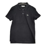 LACOSTE クラシックフィット ポロシャツ 鹿の子 サイズ34 ポロシャツ ブラック レディース ラコステ【中古】6-0531S♪