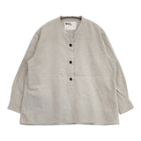 MHL. COLOURED COTTON WEAVE 5950253501 サイズ1 長袖シャツ Ｌグレー レディース エムエイチエル【中古】6-0618G◎