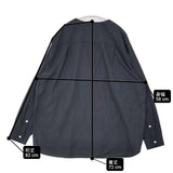 5W Chet shirts チェットシャツ 定価34100円 25-03-12 ナイロン サイズ1 長袖シャツ ブラック レディース ゴワット【中古】6-0819M∞