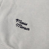 MASSE MENSCH トレーナー 日本製 刺繍 スウェット ライトブルー レディース マッセメンシュ【中古】6-0809M∞