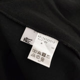 慈雨 ドット柄 センソユニコ ワンピース サイズ40 日本製 14122019 ノースリーブ コート ブラック レディース ジウ【中古】6-0612M♪