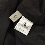 coulage ナイロンベスト 634462 サイズF フレンチスリーブ パーカー ブラック レディース クラージュ【中古】6-0531S♪