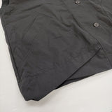 coulage ナイロンベスト 634462 サイズF フレンチスリーブ パーカー ブラック レディース クラージュ【中古】6-0531S♪
