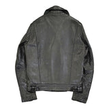 Lewis Leathers サイクロン シープスキン レザー サイズ40 ダブル ライダースジャケット ブラック メンズ ルイスレザー【中古】6-0925T♪