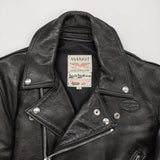 Lewis Leathers サイクロン シープスキン レザー サイズ40 ダブル ライダースジャケット ブラック メンズ ルイスレザー【中古】6-0925T♪