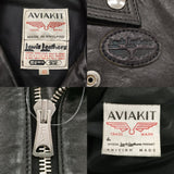 Lewis Leathers サイクロン シープスキン レザー サイズ40 ダブル ライダースジャケット ブラック メンズ ルイスレザー【中古】6-0925T♪