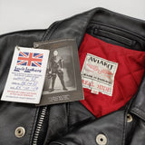 Lewis Leathers ライトニング ライニングキルティング サイズ38 タグ付き ダブル ライダースジャケット ブラック メンズ ルイスレザー【中古】6-0925T♪