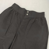 ARTS&SCIENCE コットン ワイド 0251-L3187-0327 サイズ1 イージー パンツ ブラック レディース アーツ&サイエンス【中古】6-0619G♪